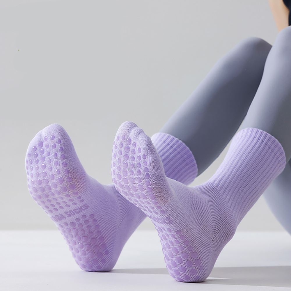 Sports Socks - Meias de Yoga Femininas de Alta