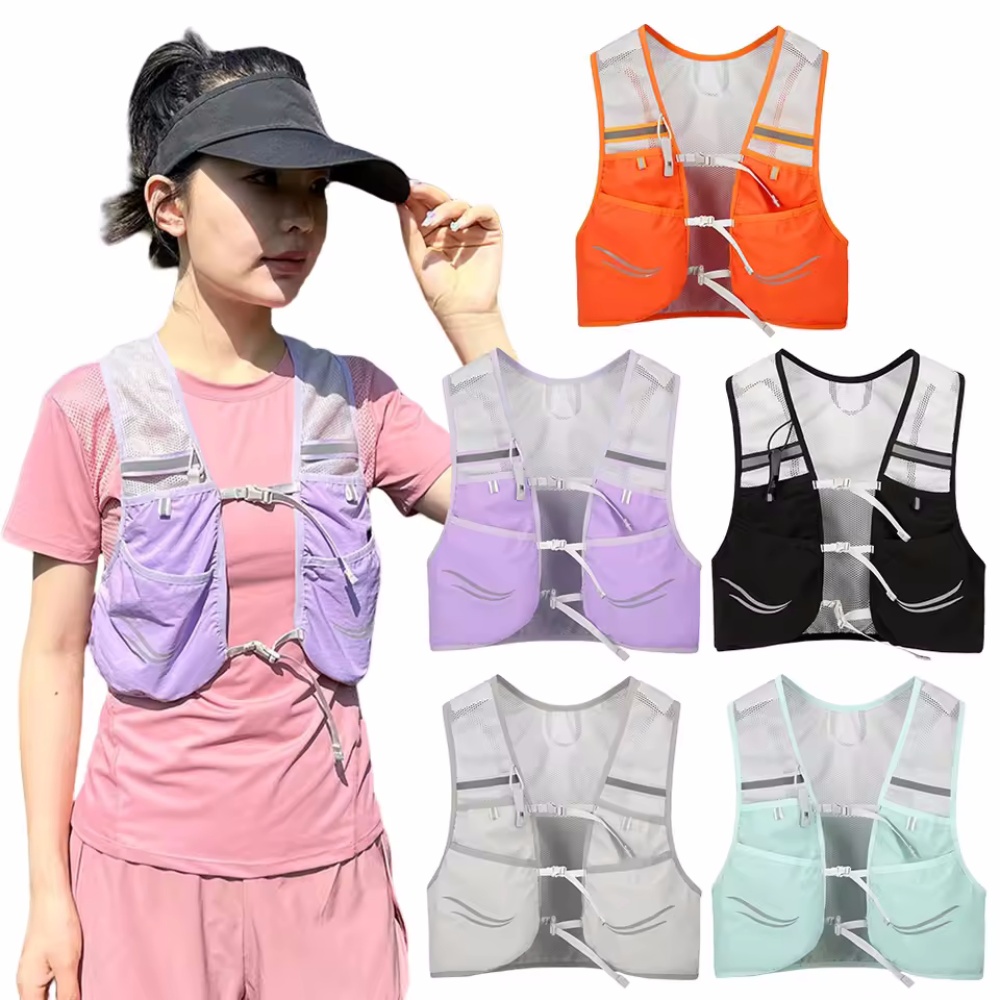Hydration Vest - Colete de corrida reflexivo hidratação correndo