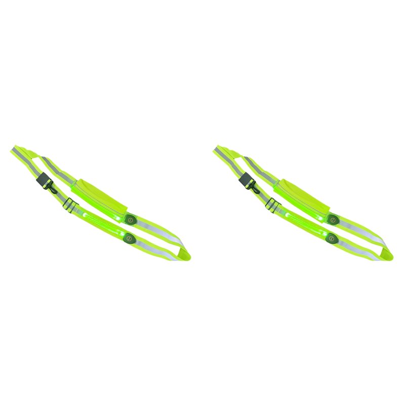 Running Visibility Gear - Cinto Refletivo LED BTLIFE-2X com Suporte