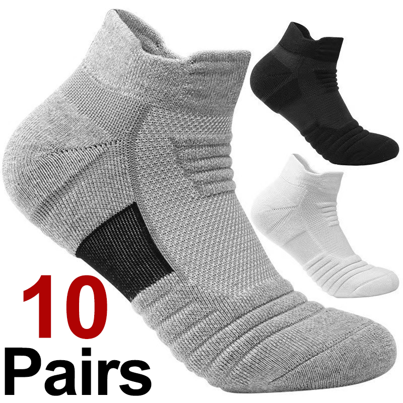 Sports Socks - 10 pares de meias esportivas masculinas