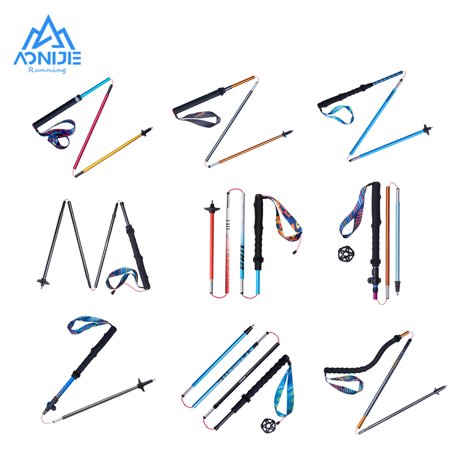 Trekking Pole Carbon - AONIJIE-Todos os tipos de caminhadas Trekking