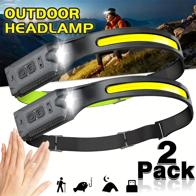 Running Headlamp - Farol led recarregável com 3 modos