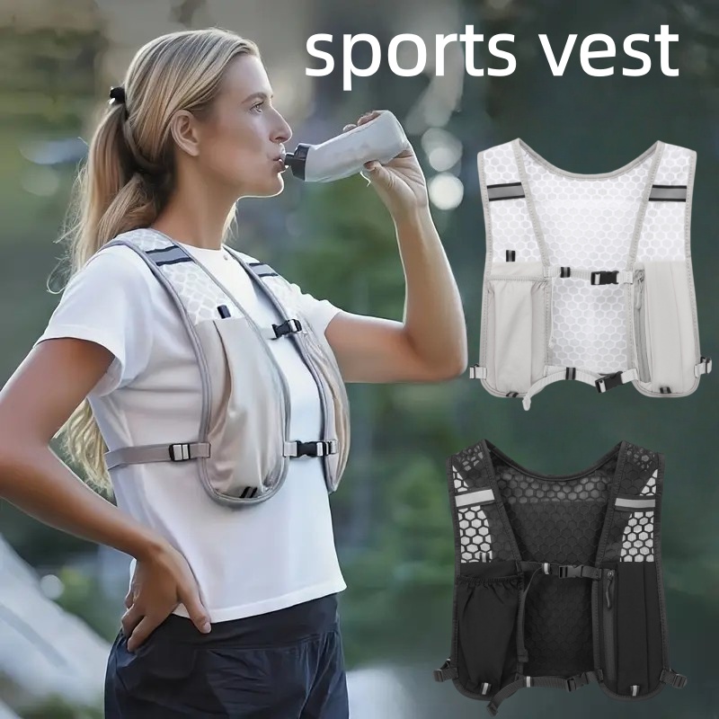 Hydration Vest - Colete de Corrida Unissex Resistente à