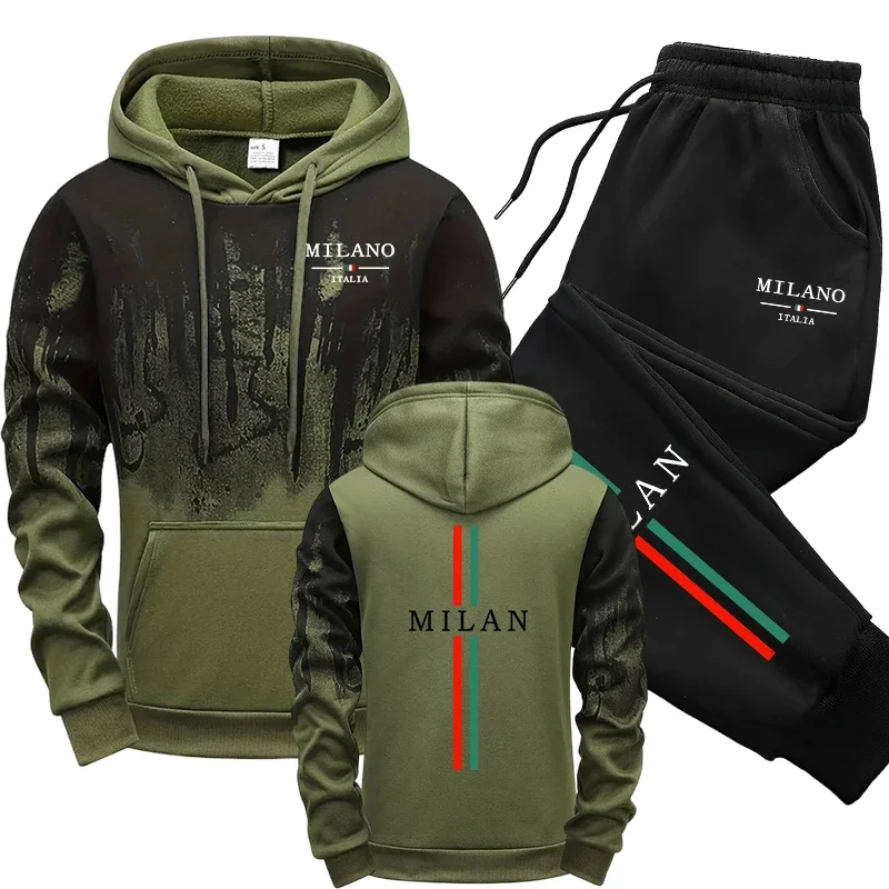 Joggers Pants - Conjunto de Moletom Masculino Outono Inverno