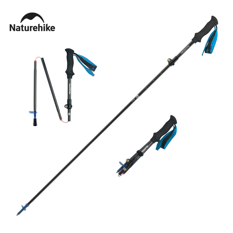 Trekking Pole Carbon - Naturehike-Full Carbon Fiber Walking Stick para
