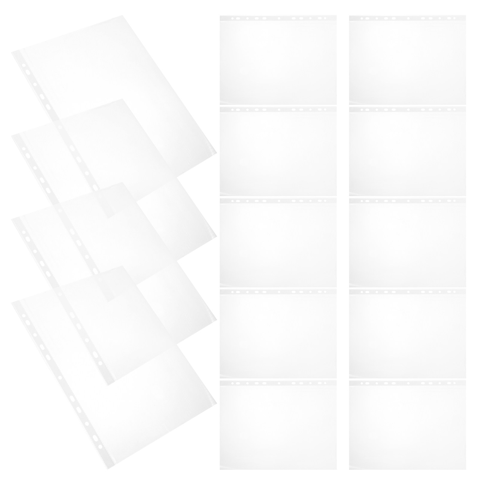 Race Bib - 100 Peças de Suporte Transparente para