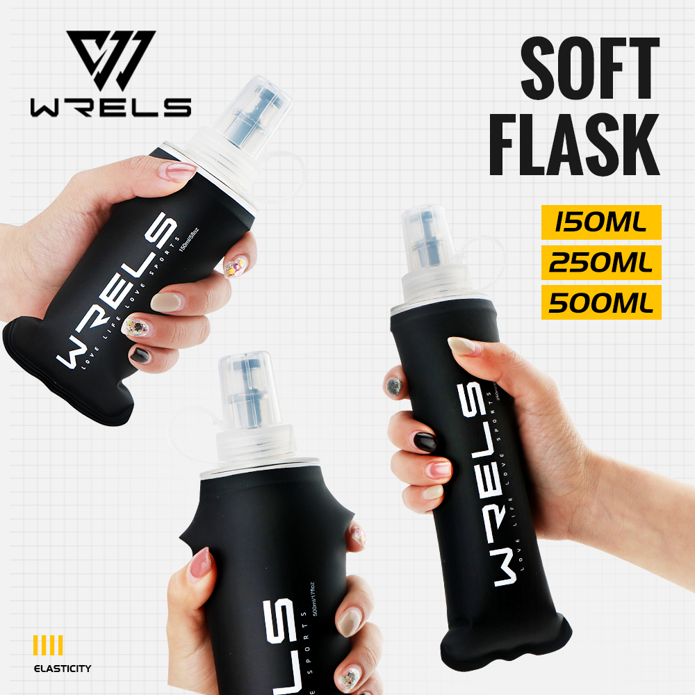 Hydration Vest - Garrafa Dobrável WRELS de TPU Ultraleve,