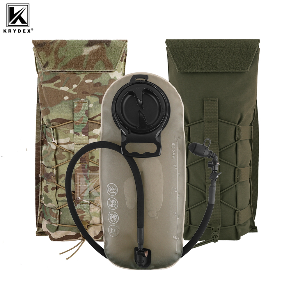 Hydration Vest - Krydex tático 3l hidratação molle pacote
