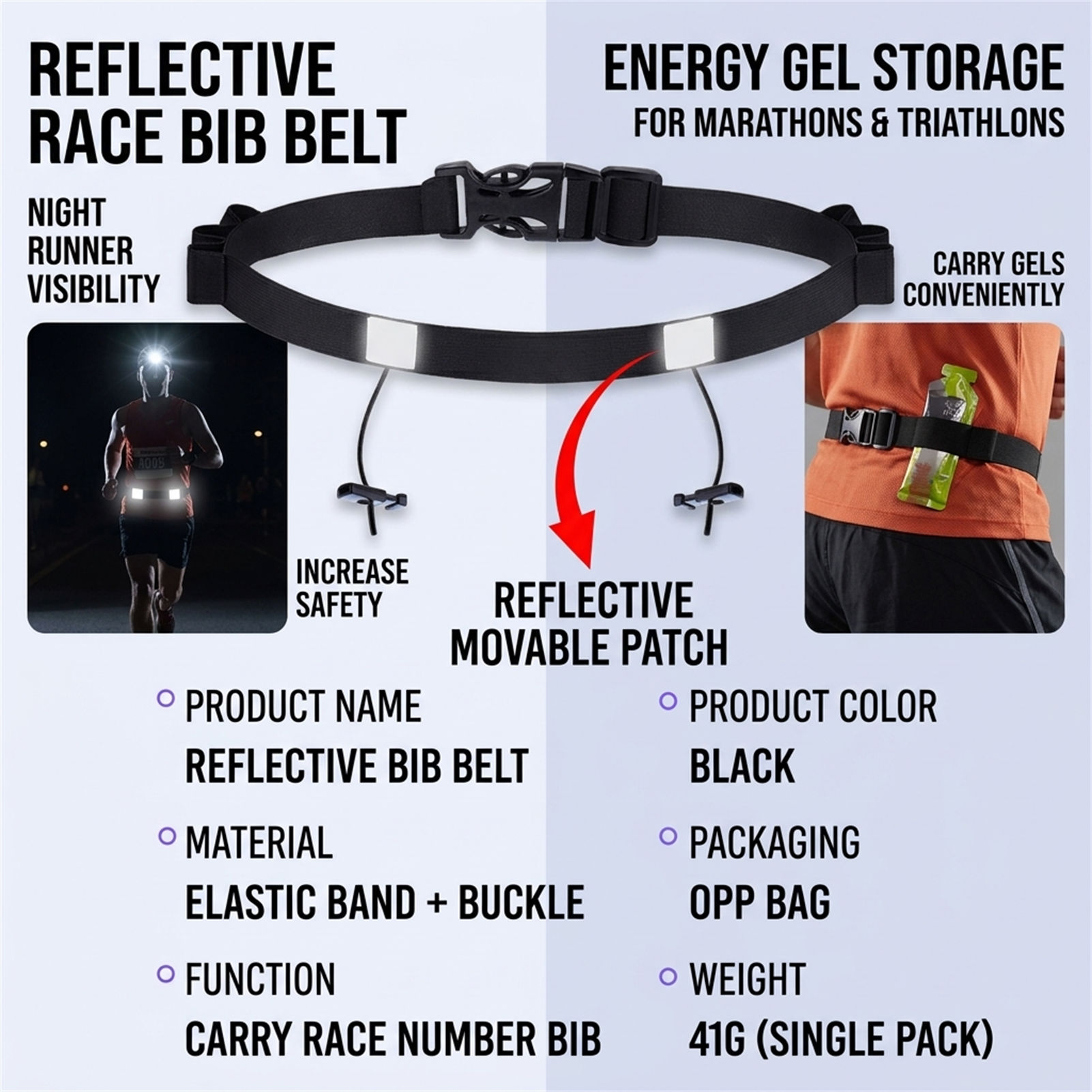 Cinto Refletivo para Corrida N - Race Bib avaliação e preço