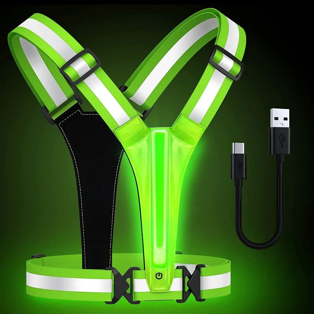 Colete refletor LED recarregáv - Running Visibility Gear avaliação e preço