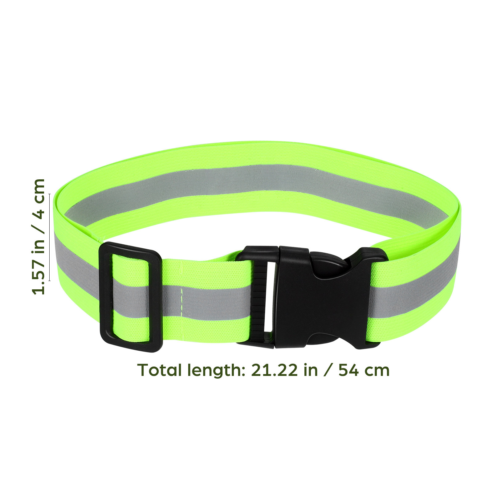 Faixa refletora verde fluoresc - Running Visibility Gear avaliação e preço