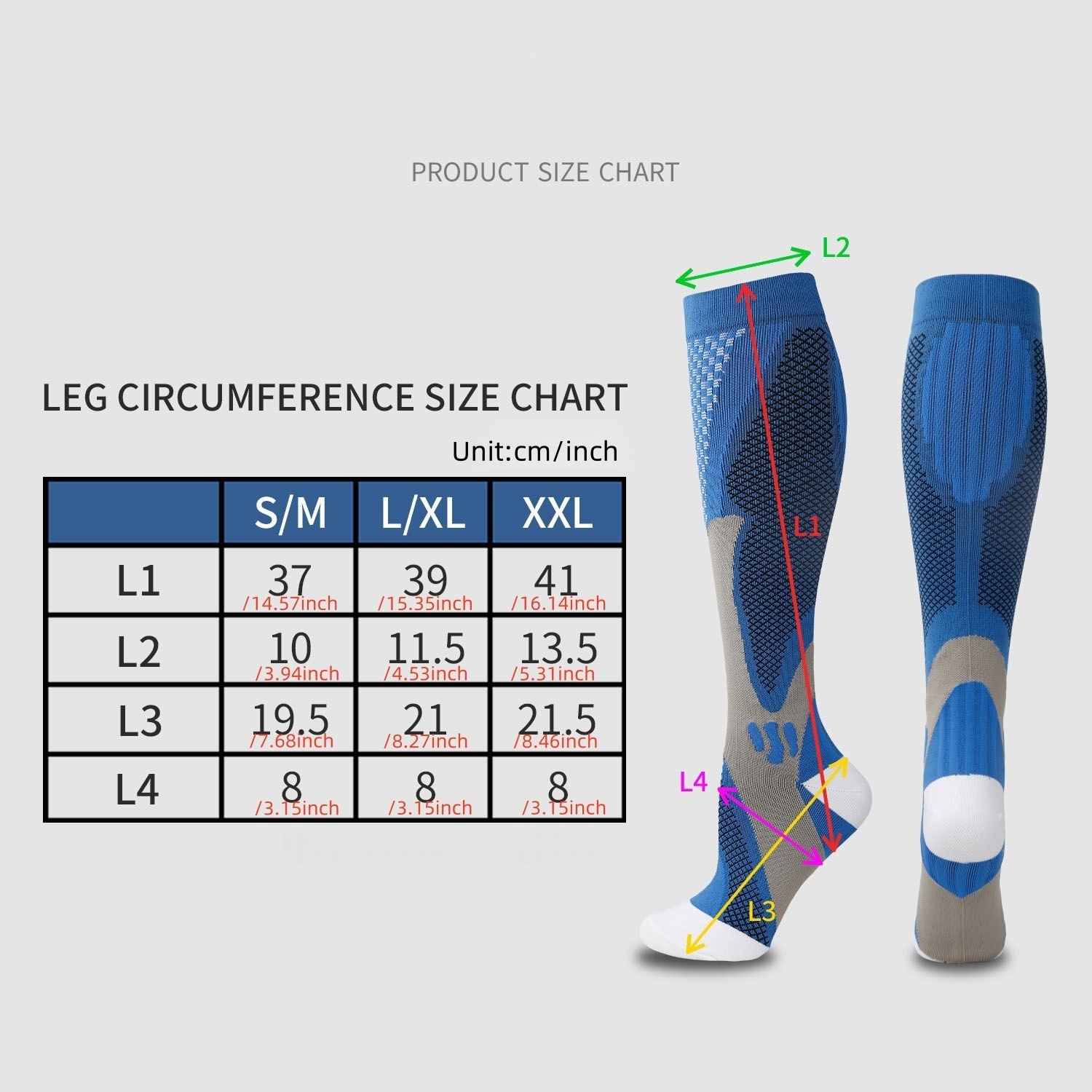 Meias de compressão de nylon t - Sports Socks avaliação e preço