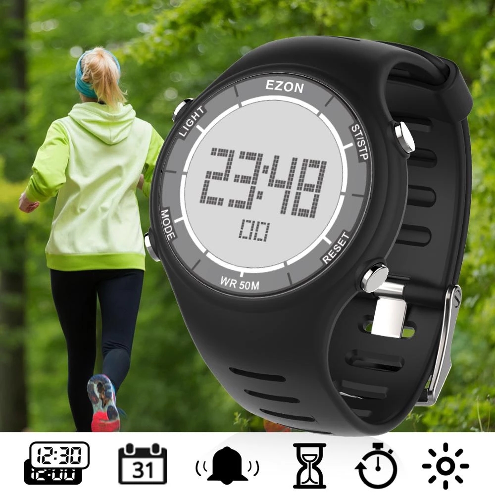 Ezon nova moda mulher relógio  - Running Watch avaliação e preço