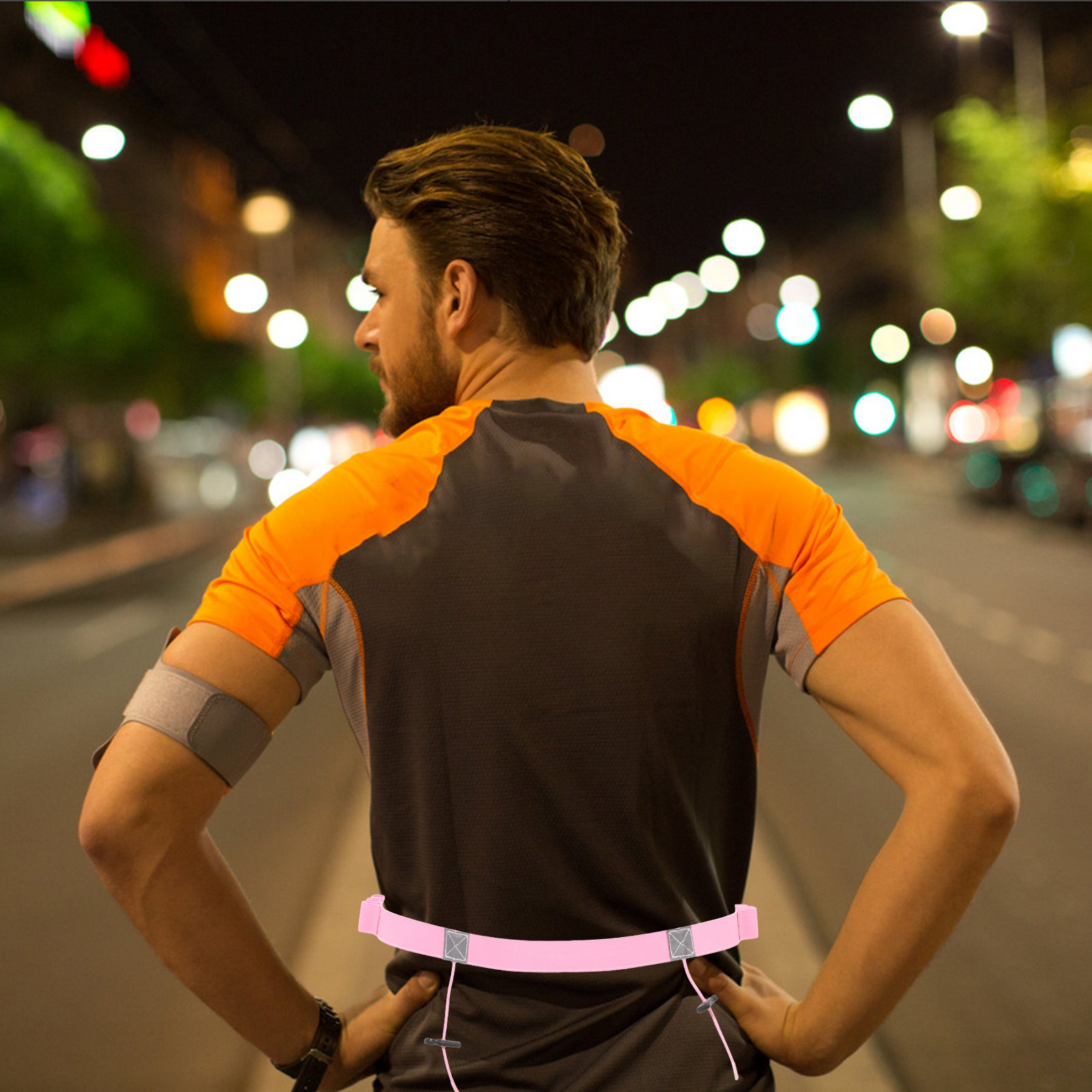Cinto de corrida refletor e le - Race Bib avaliação e preço