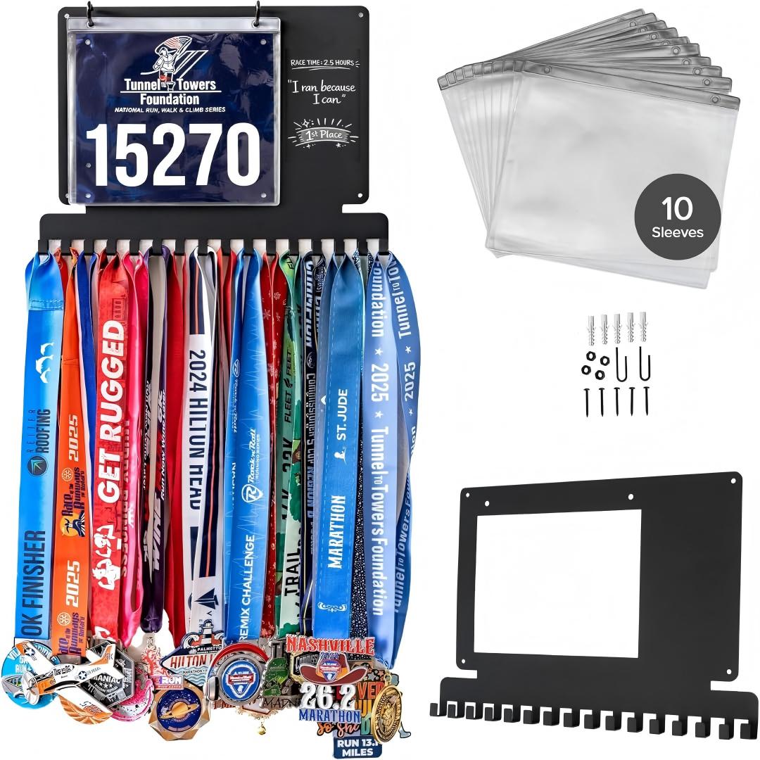 Suporte de Medalhas para Corri - Race Bib avaliação e preço