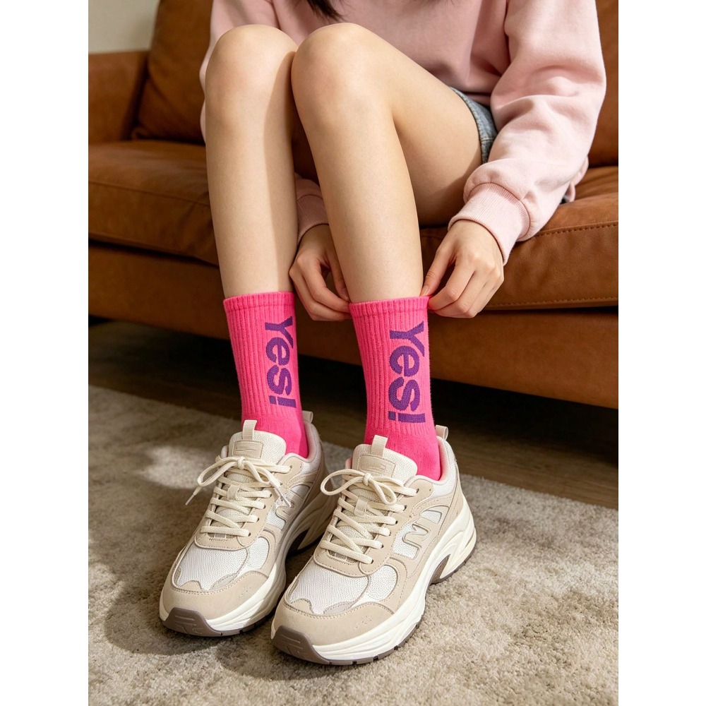 1/4 par de meias com padrão de - Sports Socks avaliação e preço