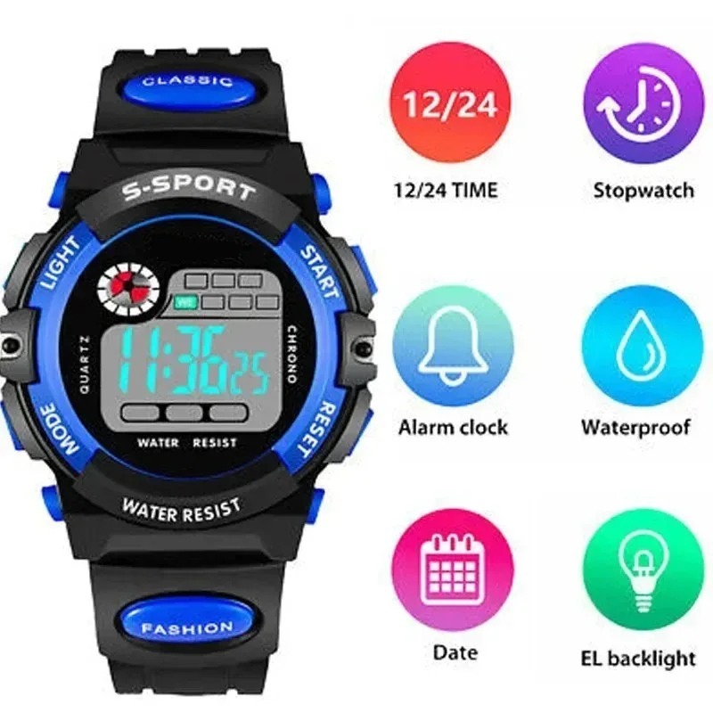 Relógio eletrônico infantil pa - Running Watch avaliação e preço