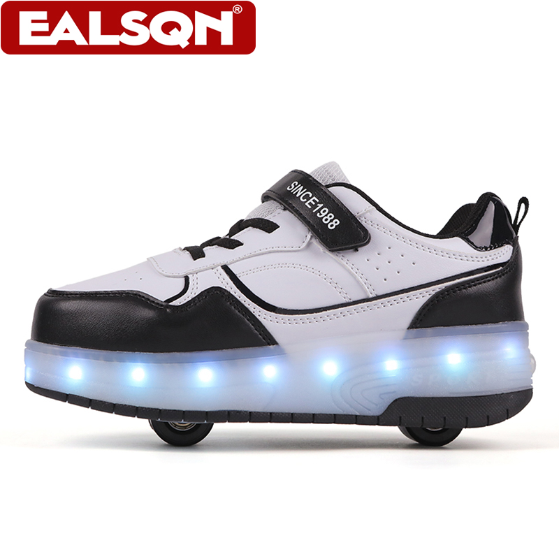 Novos Patins de Rodas Duplas c - Running Shoes Men avaliação e preço