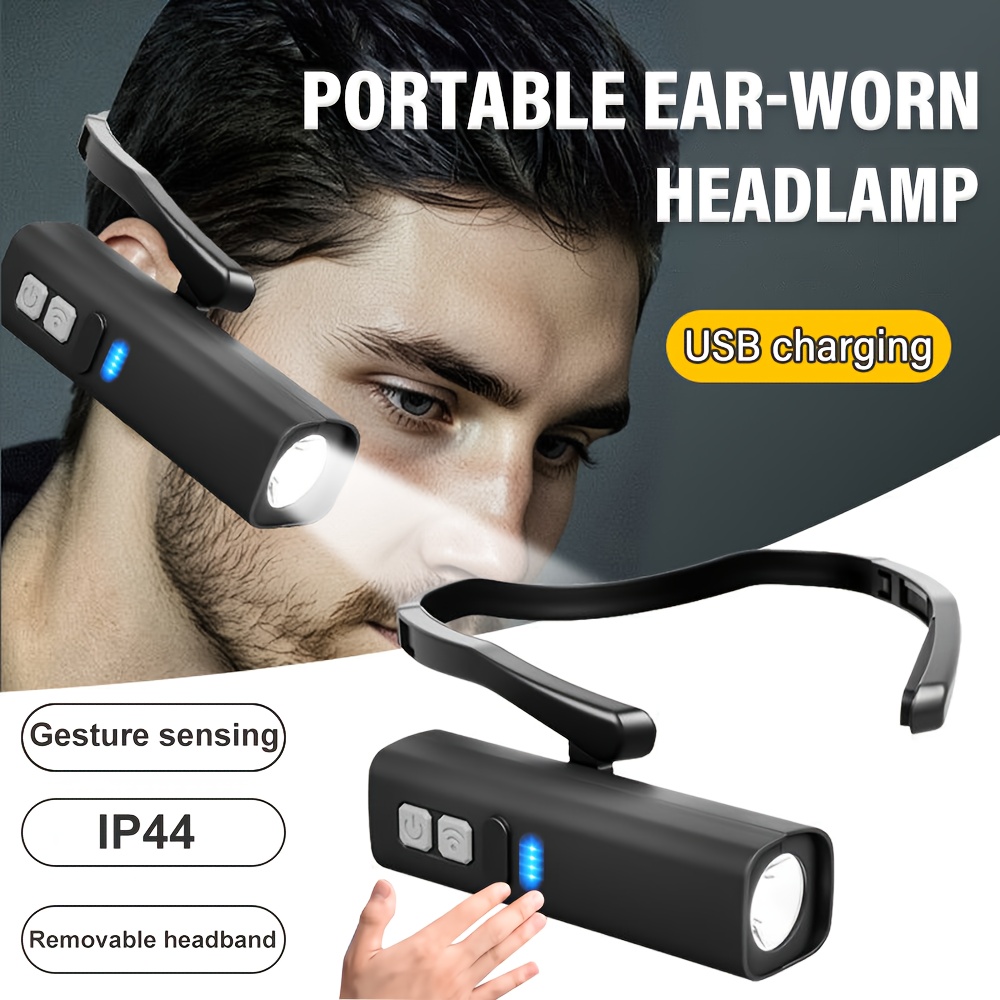 Farol com clipe de orelha 2025 - Running Headlamp avaliação e preço