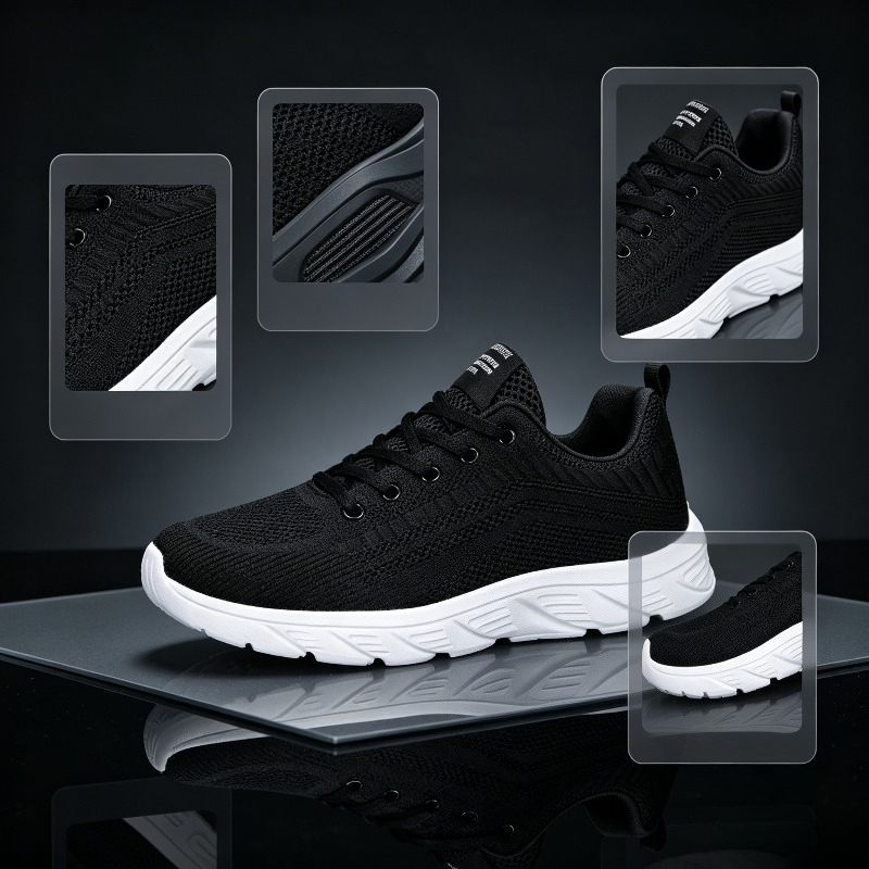Tênis de malha respirável para - Running Shoes Men avaliação e preço