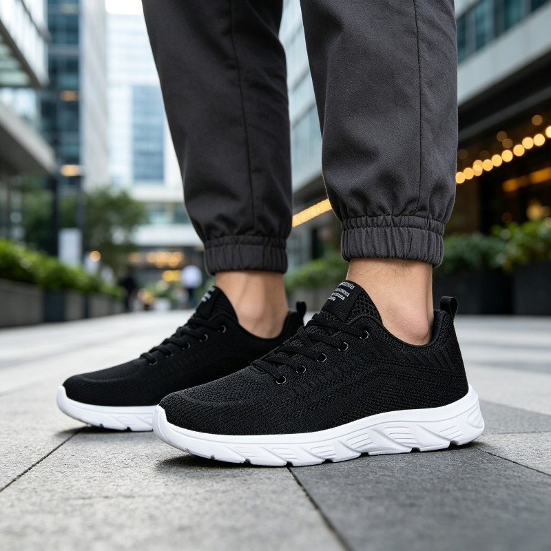 Tênis de malha respirável para - Running Shoes Men avaliação e preço