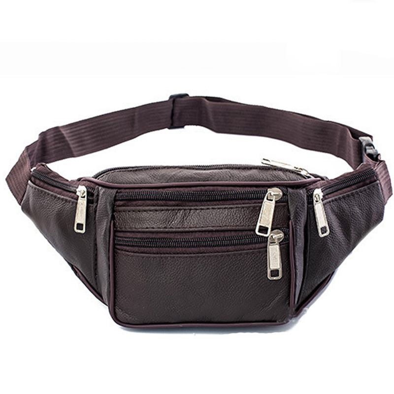Homens de couro cintura saco p - Running Belt avaliação e preço